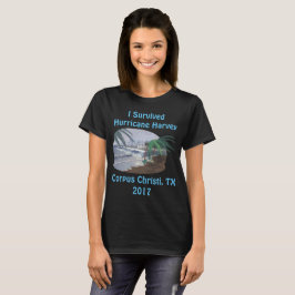 I Hurricane 生き延び Harvey 2017 (コーパスクリスティ) Tシャツ