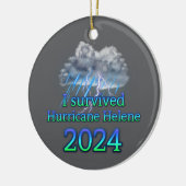 I Hurricane 生き延び Helene 2024 v2 セラミックオーナメント (左)