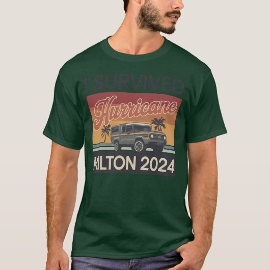 I Hurricane 生き延び Milton Florida 2024年10月 Tシャツ (正面)