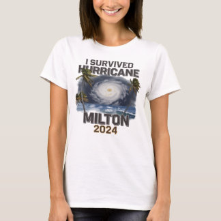 I Hurricane 生き延び Milton Florida 2024年10月 Tシャツ