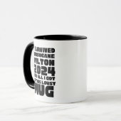 I Hurricane 生き延び Milton Umous 2024 マグカップ (正面左)