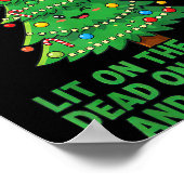 I Identify As A Christmas Tree Lit On The Outside  ポスター (角)