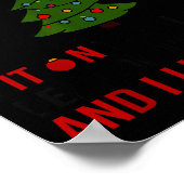 I Identify As A Christmas Tree Lot On The Outside  ポスター (角)