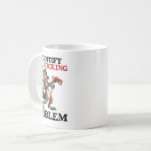 I Identify As A Foring Problem コーヒーマグカップ (正面左)