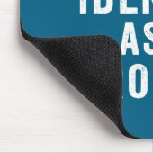 I Identify As A Problem Funny Sarcastic Saying Hum マウスパッド (コーナー)