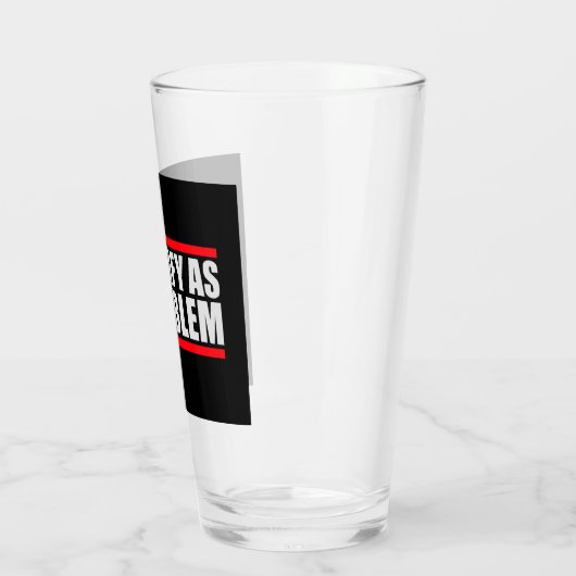 I Identify as a Problem Statement Sassy Rebellious タンブラーグラス (左)