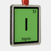 I - Improvの劇場化学周期表の記号 メタルオーナメント (右)