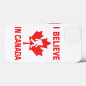 I In 信じ Canada - おもしろい Bigfoot Case-Mate iPhoneケース (裏面 (横))