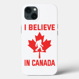 I In 信じ Canada - おもしろい Bigfoot iPhone 13ケース