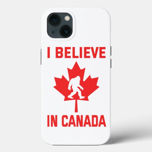 I In 信じ Canada - おもしろい Bigfoot Case-Mate iPhoneケース (裏面)