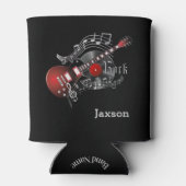 I In 遊 The Band - DIY Name - Red Guitar 缶クーラー (裏面)