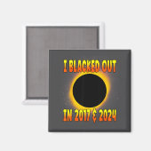 I In Blacked Out 2017 Total Solar マグネット (正面/裏面)
