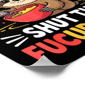 I Just Baked You Some Shut The Fucupcakes Funny Sl ポスター (角)