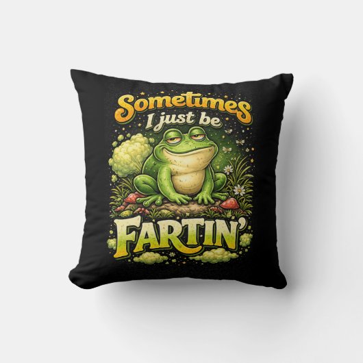 I Just Be Fartin’ クッション (正面)