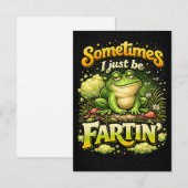 I Just Be Fartin’ サンキューカード (正面/裏面)