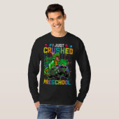 I Just Crushed PreSchool Dinosaur Boys Kids Monste Tシャツ (正面フル)