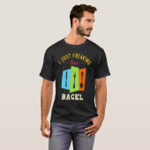 I Just Freaking Love Bagel Yummy Food  Puns Tシャツ (正面フル)