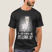 I Just Freaking Love Llama Tシャツ (正面)