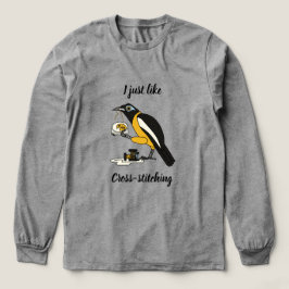 I just like cross-stitching トライブレンドＴシャツ