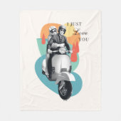 "I Just Love You" Tanya & Greg - The White Lotus フリースブランケット (正面)