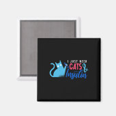 I Just Need Cats And Insulin Fun Diabetes Awarenes マグネット (正面/裏面)