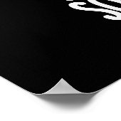 I Just Need Some Space Funny Rocket Pun Dark BG ポスター (角)