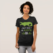 I Just Really Like Alligators Alligator Gifts Croc Tシャツ (正面フル)