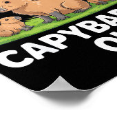 I Just Really Like Capybaras Ok_ Animal Lover Funn ポスター (角)