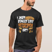 I just really like Cheesesteak ok Tシャツ (正面)
