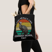 I Just Really Like Cornish Rexes, OK? トートバッグ (クローズアップ)