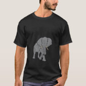 I Just Really Like Elephants Ok Love Elephants Tシャツ (正面)