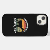 I just really like goats iPhoneケース (裏面横)
