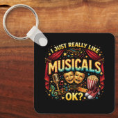 I Just Really Like Musicals, OK? キーホルダー (正面)