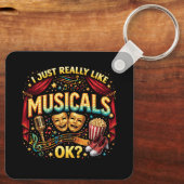 I Just Really Like Musicals, OK? キーホルダー (裏面)