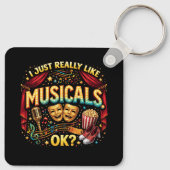 I Just Really Like Musicals, OK? キーホルダー (裏面)