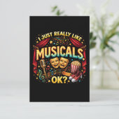 I Just Really Like Musicals, OK? サンキューカード (スタンド正面)