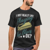 I Just Really Like Playing The Blues Ok Harmonica  Tシャツ (正面)