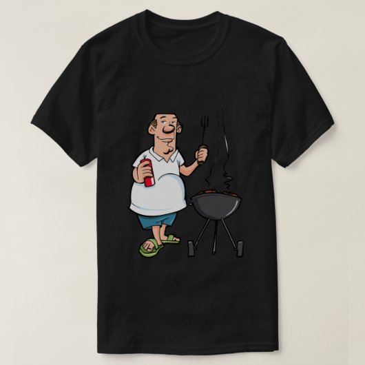 I Just Wanna Grill For Gods Sake Meme Sticker Tシャツ (デザイン正面)