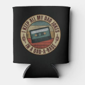 I keep all my dad jokes in a dad a base 缶クーラー (正面)