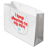 I Keep Dancing on My Own Philly Philadelphia  ラージペーパーバッグ (裏面アングル)