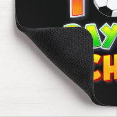I Kicked 100 Days Of School Funny 100th Soccer Pla マウスパッド (コーナー)