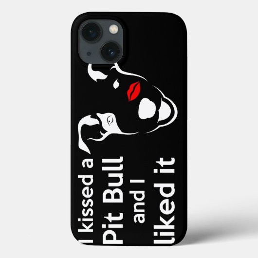 "I Kissed a Pit Bull and I Liked it" Case-Mate iPhoneケース (裏面)