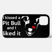 "I Kissed a Pit Bull and I Liked it" Case-Mate iPhoneケース (裏面 (横))
