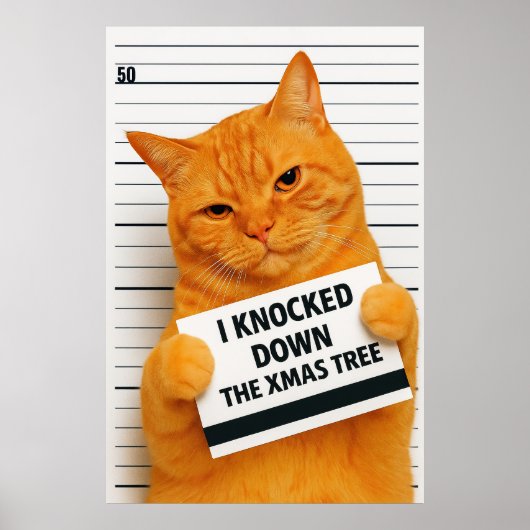I Knocked Down the Xmas Tree 😼🎄 ポスター (正面)