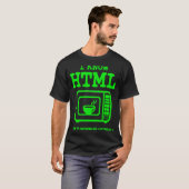 I know HTML How to microwave leftovers Tシャツ (正面フル)