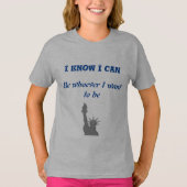 i know i can be whatever i want tシャツ (正面)