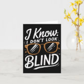 I Know. I Don't Look Blind  カード (黄色い花)