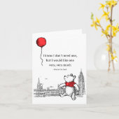 I Know I Dont Need One Quote Baby  カード (黄色い花)