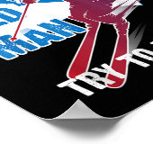 I Know I Ski Like An Old Man Try To Keep Up Shirt  ポスター (角)