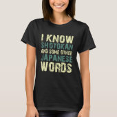 I know shotokan and some other Japanese words quot Tシャツ (正面)